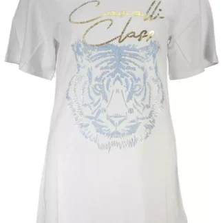 Cavalli Class Purple Cotton Women Top