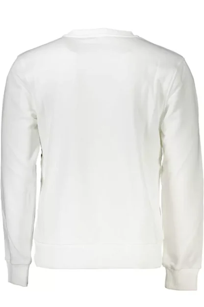 Cavalli Class White Cotton Men Sweater