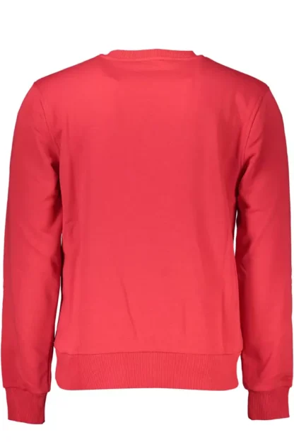 Cavalli Class Red Cotton Men Sweater