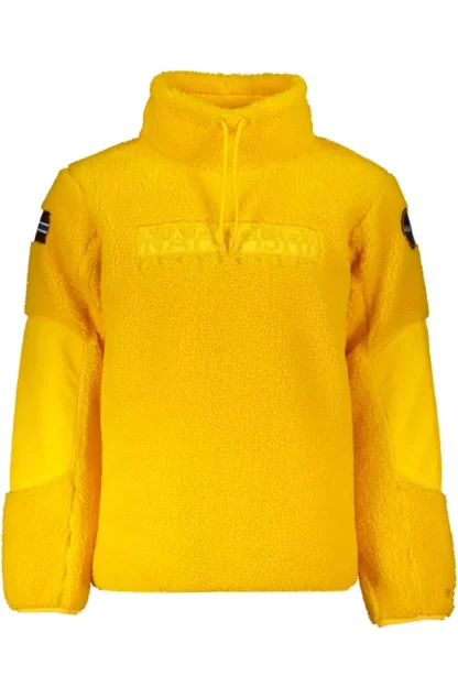 Napapijri Yellow Polyester Men Sweater