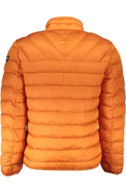 Napapijri Orange Polyamide Men Jacket