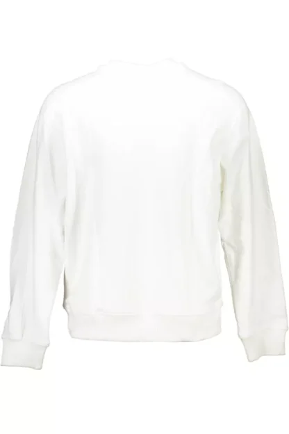 Calvin Klein White Cotton Men Sweater