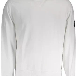 Napapijri White Cotton Men Sweater