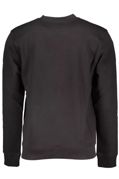 Tommy Hilfiger Black Cotton Men Sweater