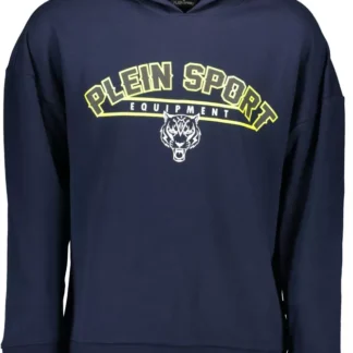 Plein Sport Gray Cotton Men Sweater