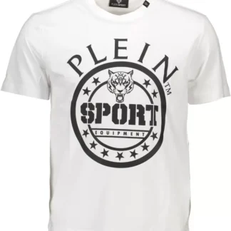 Plein Sport Blue Cotton Men T-Shirt