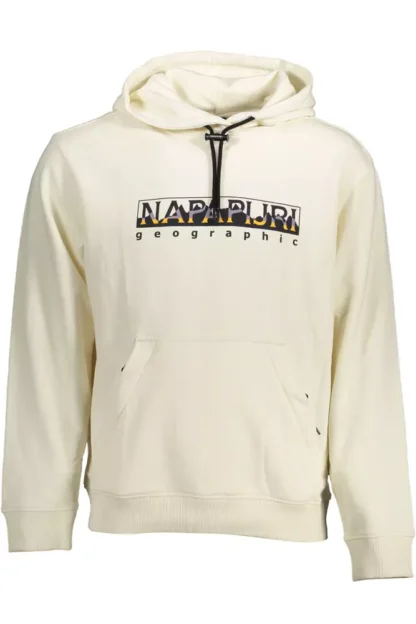 Napapijri White Cotton Men Sweater