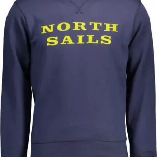 North Sails Blue Cotton Men Sweater