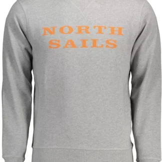 North Sails White Cotton Men Sweater