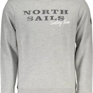 North Sails Black Cotton Men Sweater