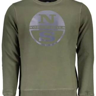 North Sails Gray Cotton Men Sweater