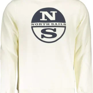 North Sails Green Cotton Men Sweater