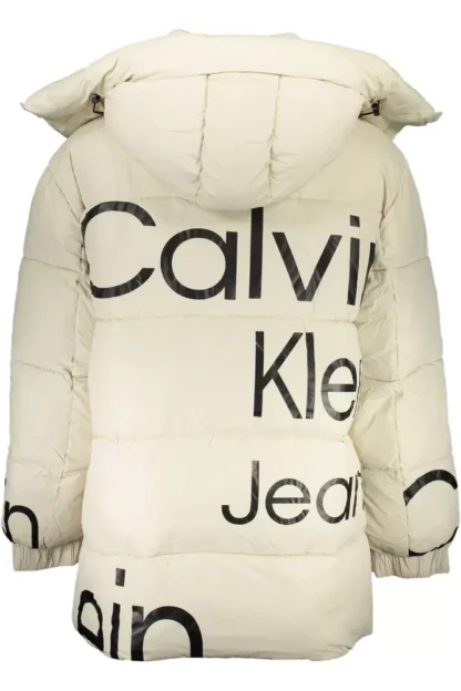 Calvin Klein Beige Polyester Men Jacket