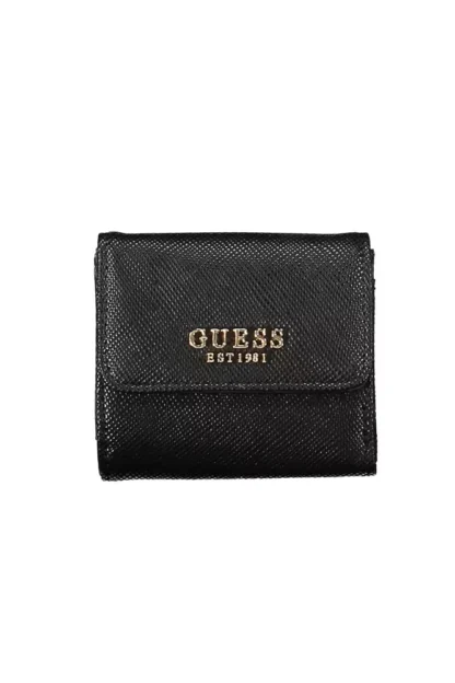 Guess Jeans Black Polyethylene Women Wallet