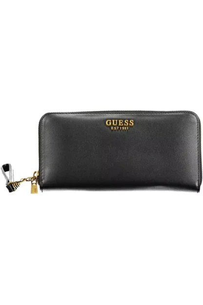 Guess Jeans Black Polyethylene Women Wallet