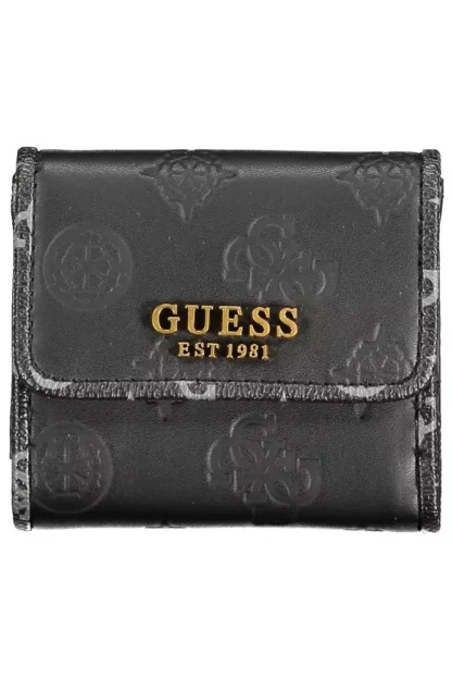 Guess Jeans "Black Polyethylene Women Wallet"