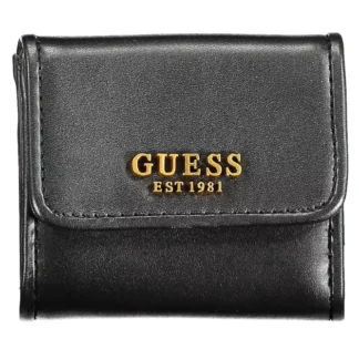 Guess Jeans "Black Polyethylene Women Wallet"