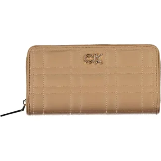 Calvin Klein Beige Polyester Women Wallet