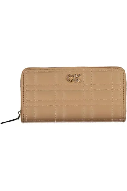 Calvin Klein Beige Polyester Women Wallet