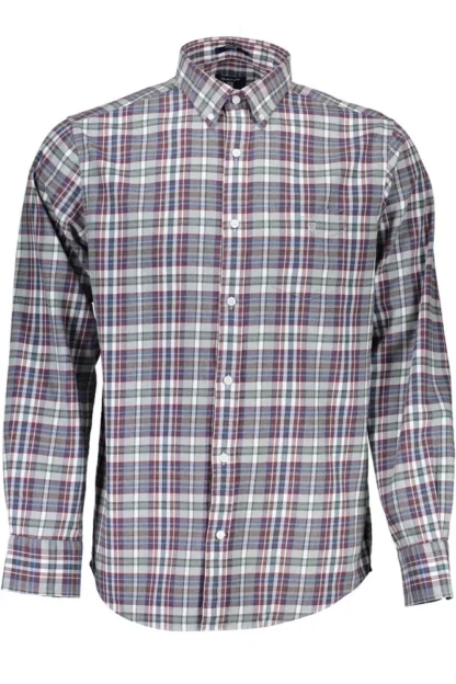 Gant Blue Cotton Men Shirt