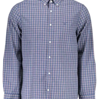 Gant Blue Cotton Men Shirt