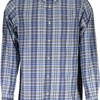 Gant Blue Cotton Men Shirt