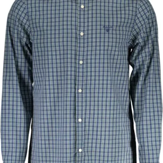 Gant Blue Cotton Men Shirt