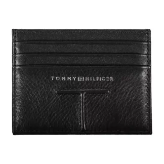 Tommy Hilfiger Black Leather Men Wallet