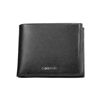 Tommy Hilfiger Black Leather Men Wallet