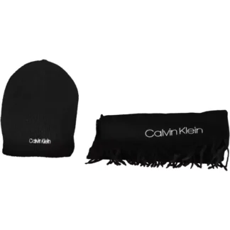 Calvin Klein Black Acrylic Women Scarf