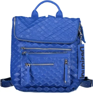 Tommy Hilfiger Blue Polyester Women Backpack