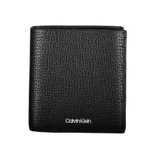 Calvin Klein Black Polyester Men Wallet