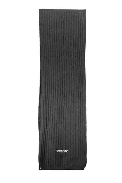 Calvin Klein Black Cotton Women Scarf