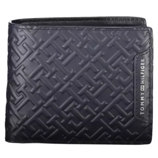 Tommy Hilfiger Black Leather Men Wallet