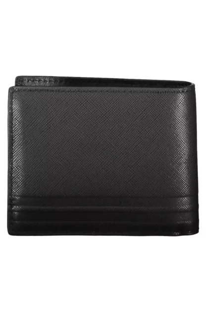 Tommy Hilfiger Black Leather Mens Wallet