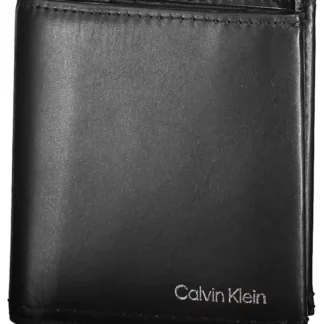 Calvin Klein Black Leather Mens Wallet