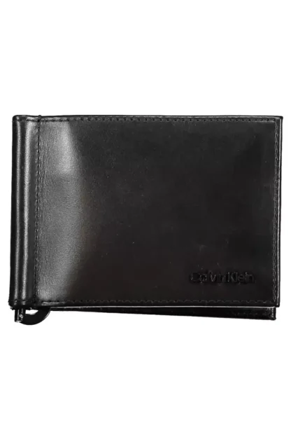 Calvin Klein Black Leather Men Wallet