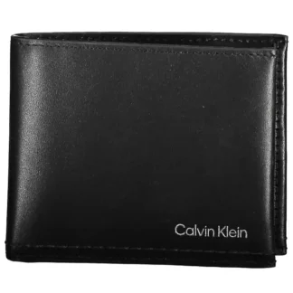 Calvin Klein Black Leather Men Wallet