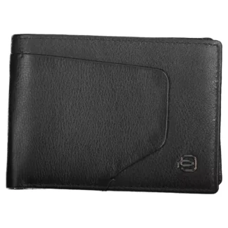 Piquadro "Black Leather Men Wallet"