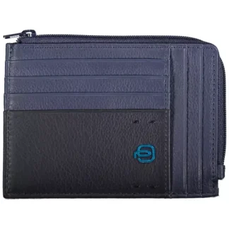 La Martina Black Leather Men Wallet