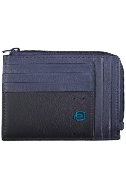 Piquadro Blue Leather Men Wallet