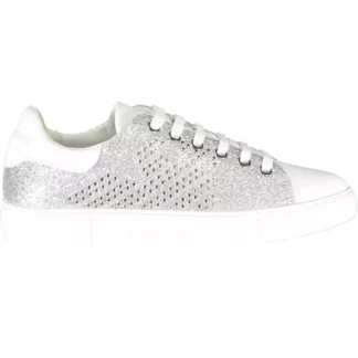 Emporio Armani Gold Polyester Women Sneaker