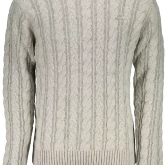 Harmont & Blaine Gray Wool Men Sweater