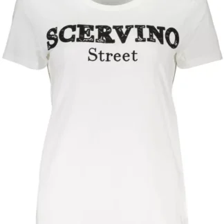 Scervino Street Black Cotton Women Top