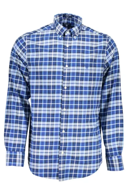 Gant Blue Cotton Men Shirt