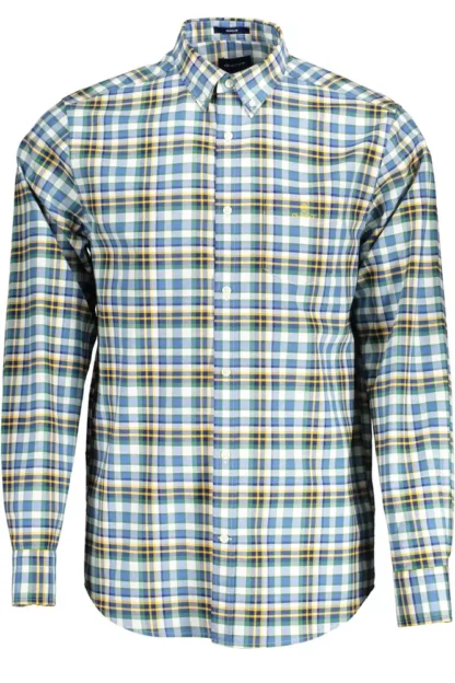 Gant Blue Cotton Mens Shirt