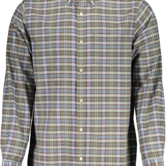 Gant Blue Cotton Men Shirt