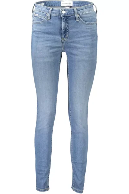 Calvin Klein Light Blue Cotton Women Jeans