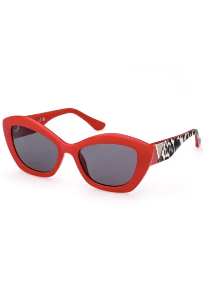 Guess Jeans Red Injected Plastic Women Sunglass