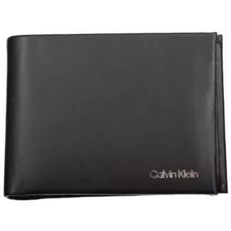 Calvin Klein Black Leather Mens Wallet